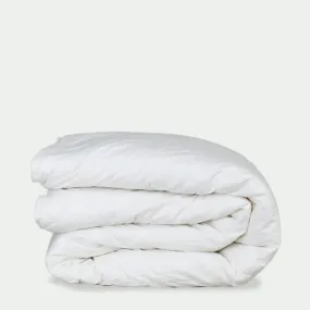 essential white goose down comforter, all-seasons weight