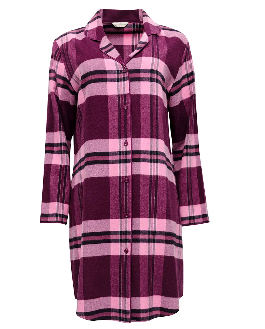 Eve Super Cosy Check Nightshirt