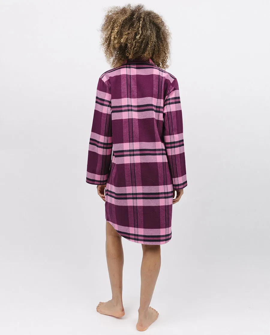 Eve Super Cosy Check Nightshirt