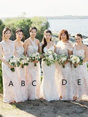 Fashionable Mismatched Bridesmaid Dresses, Wedding Guest Dresses