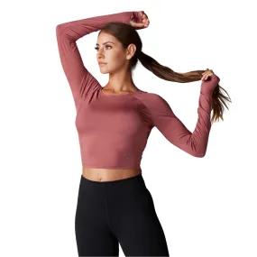 FAVORITE LONG SLEEVE CROP TEE - MESA