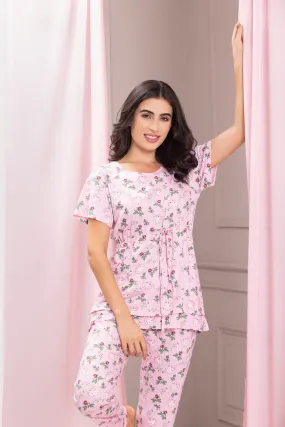 Floral Print Pajama set