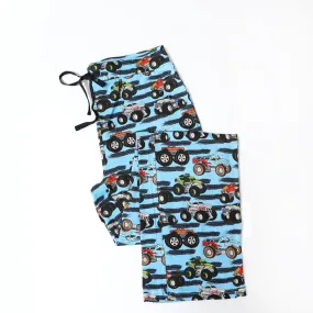 Fluffy Friends Monster Trucks - Men's Bamboo Lounge Pant