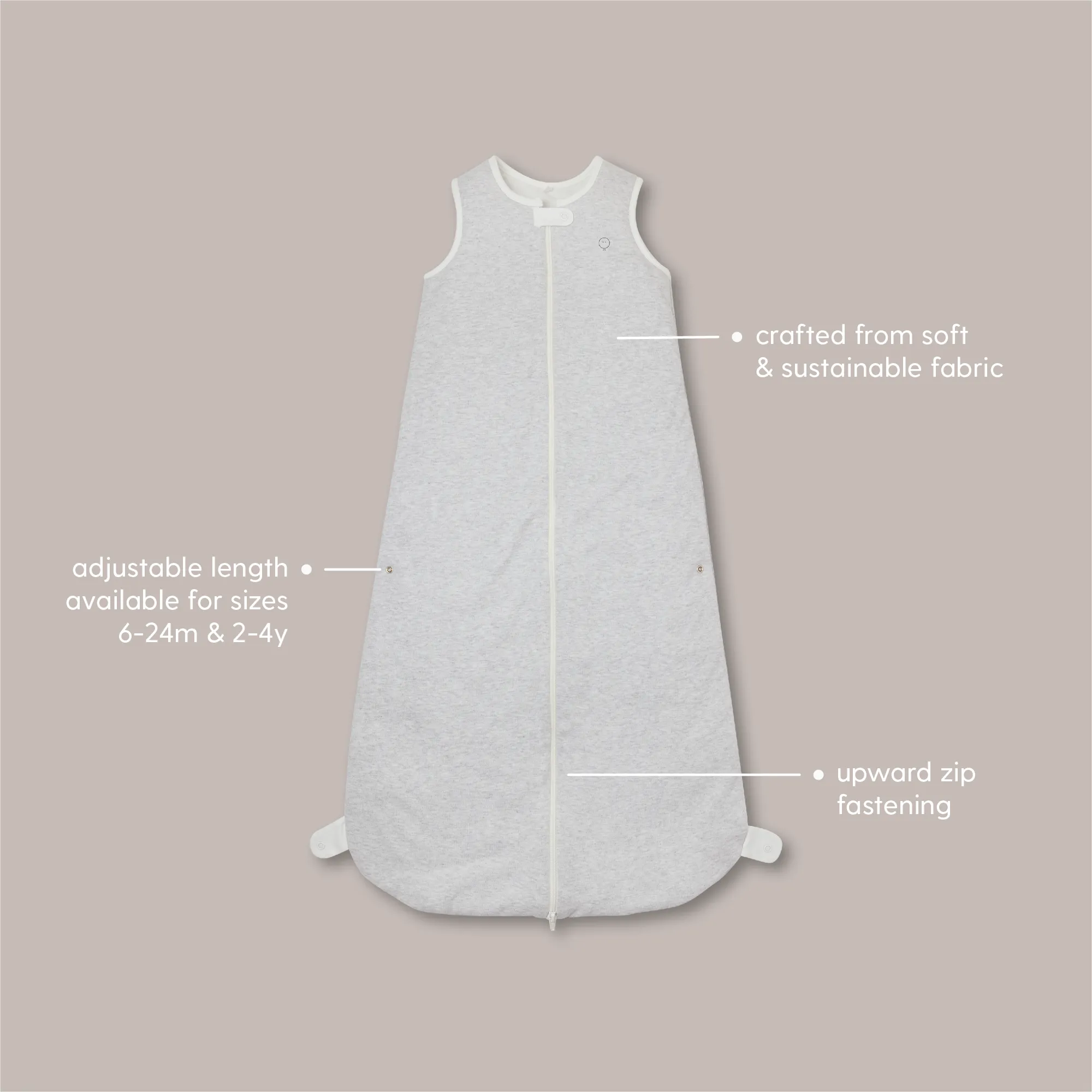 Front Opening Sleep Sack 1.5 TOG