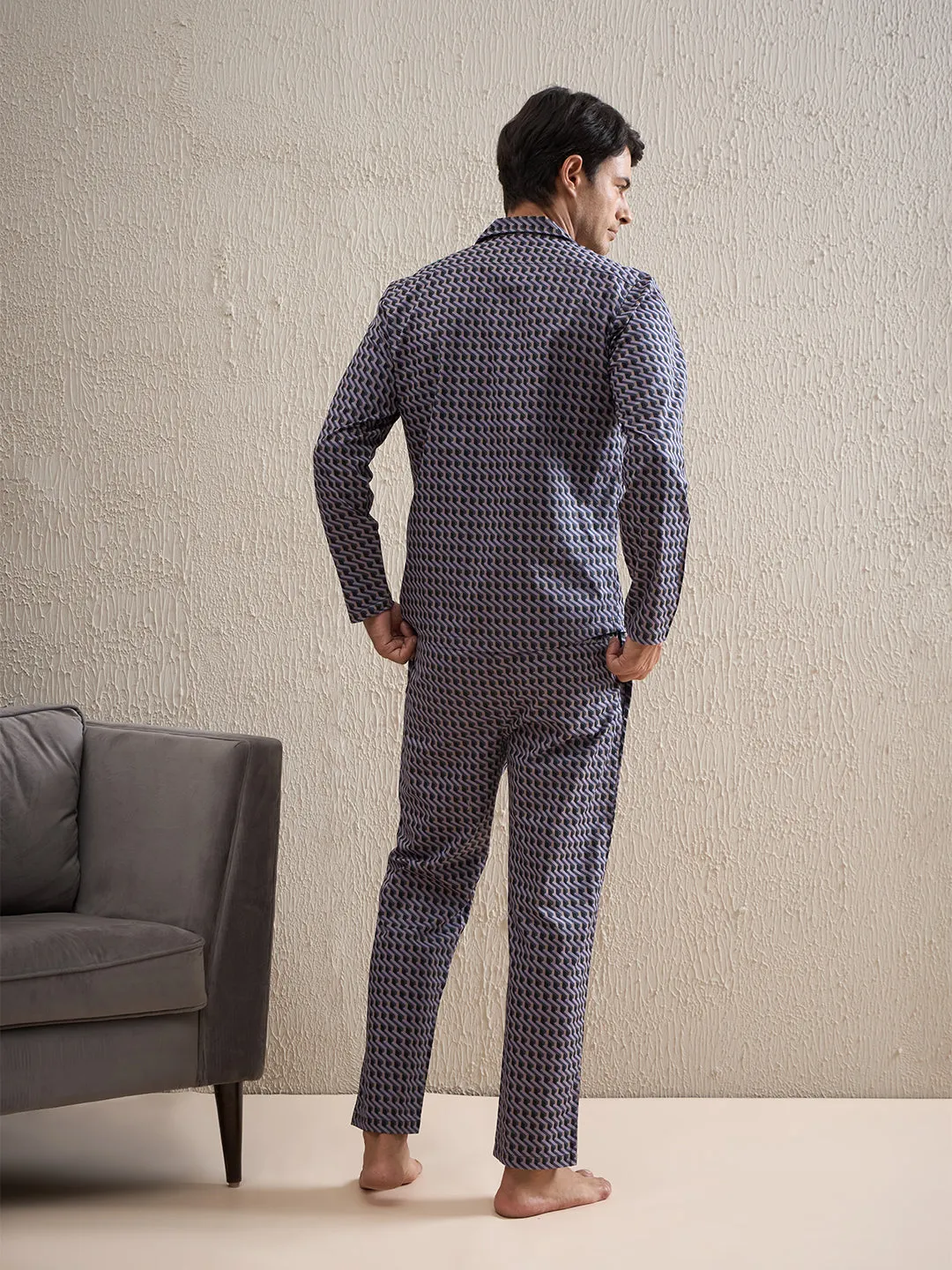 Gentlemen Printed Pant Set