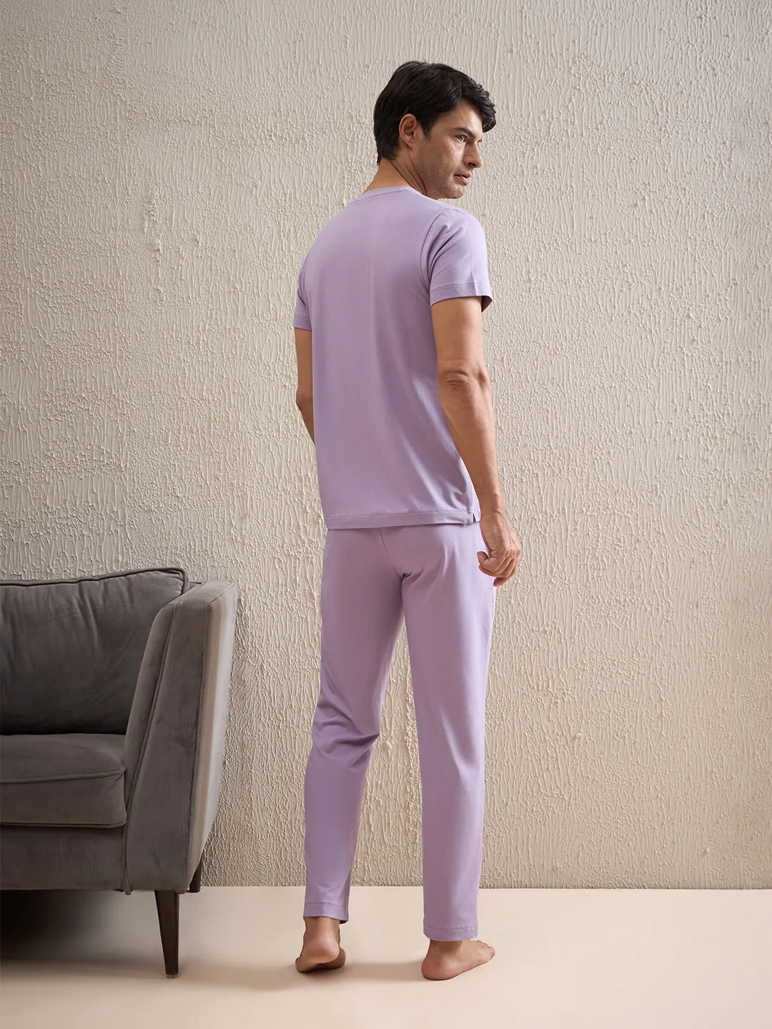 Gentlemen Solid Pyjama Set