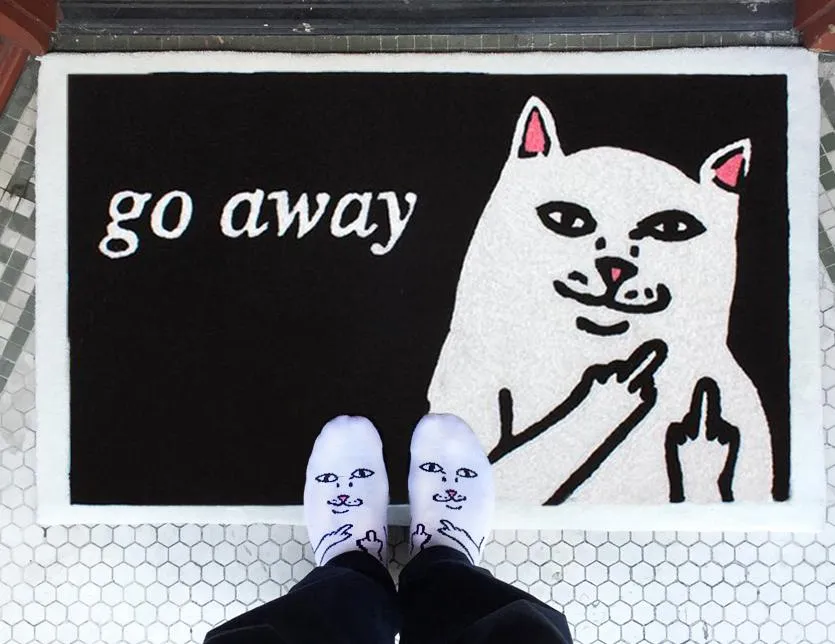 Go Away Rug (Black)