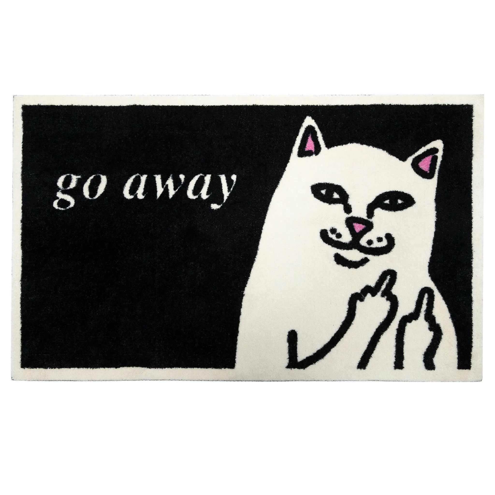 Go Away Rug (Black)