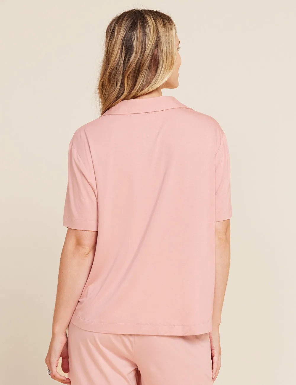 Goodnight Short Sleeve Sleep Shirt - Dusty Pink