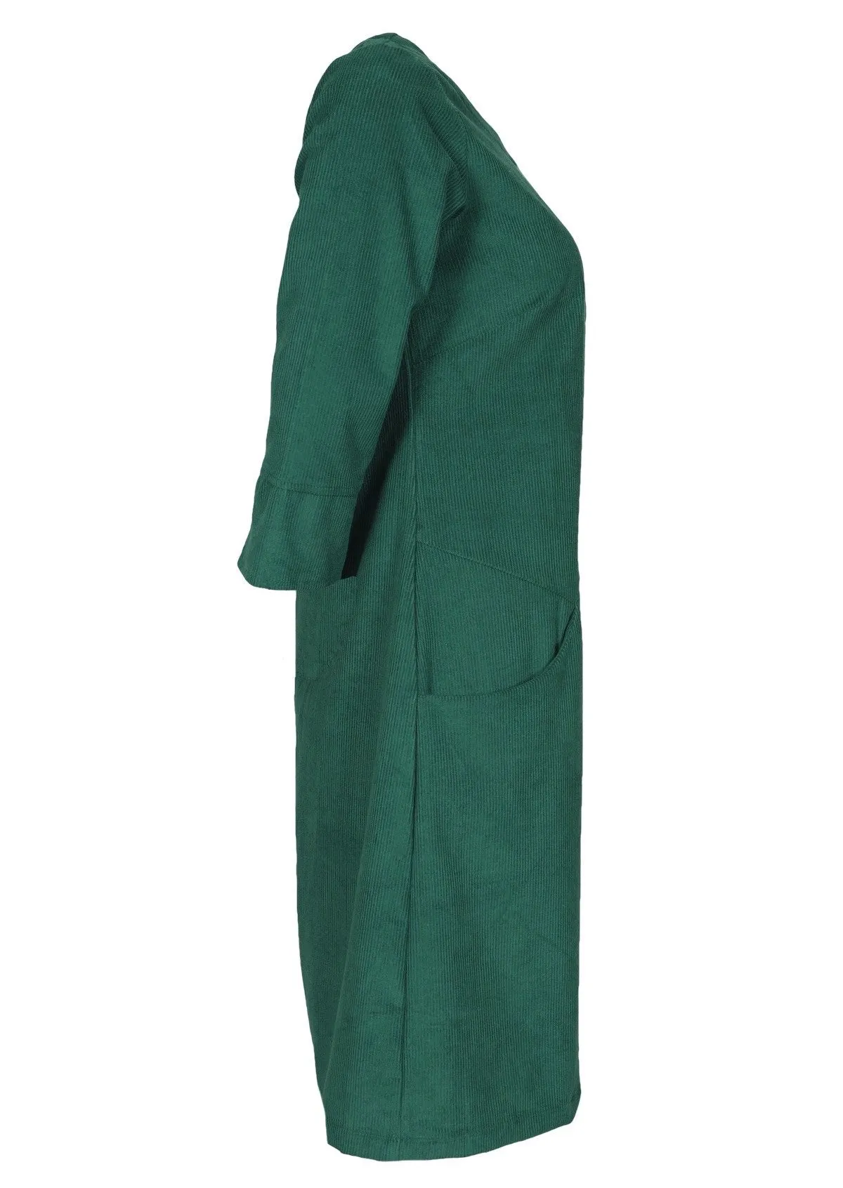 Jamie Corduroy Dress Hunter Green