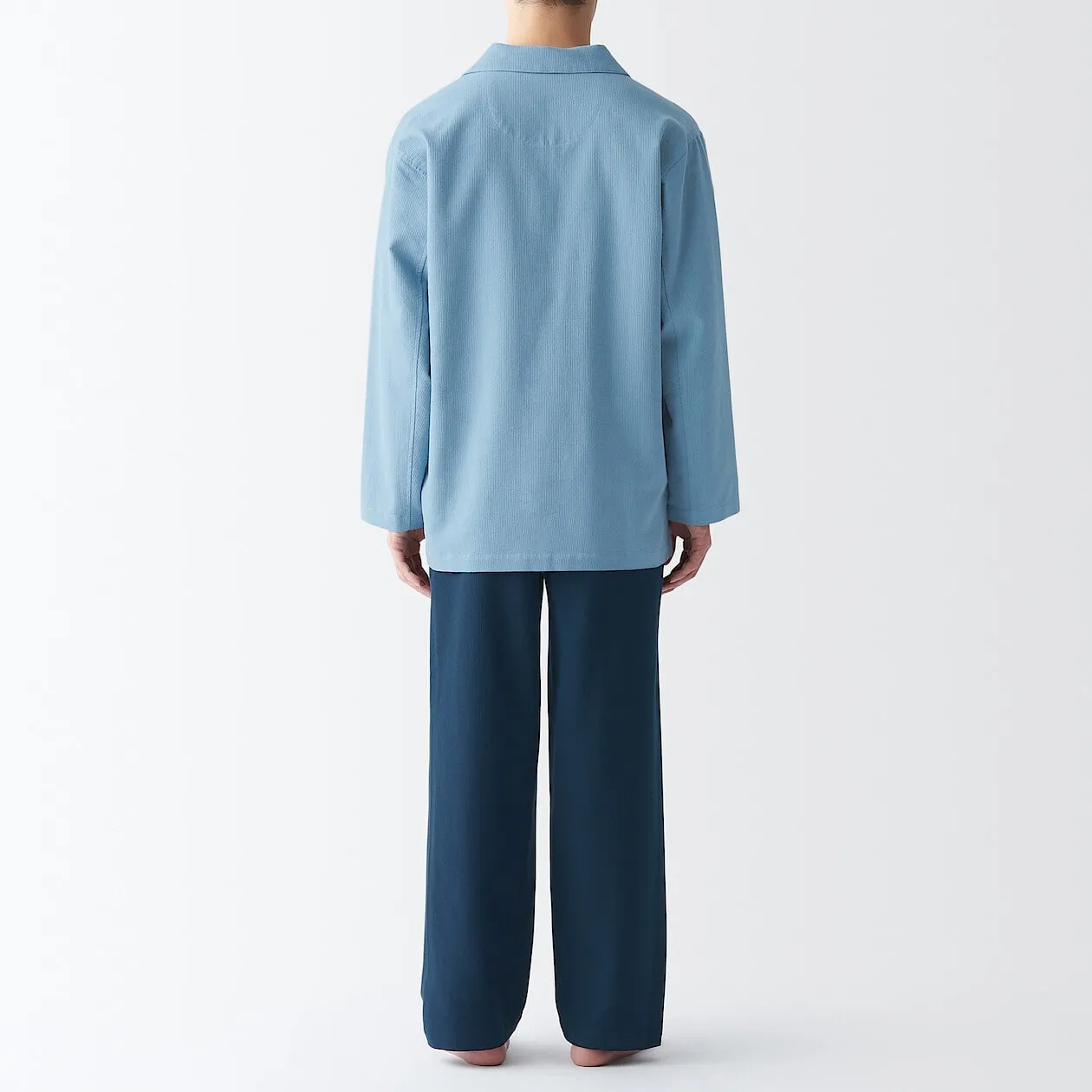 Optimized Title: Soft Kapok Blend Polo Pyjama Set