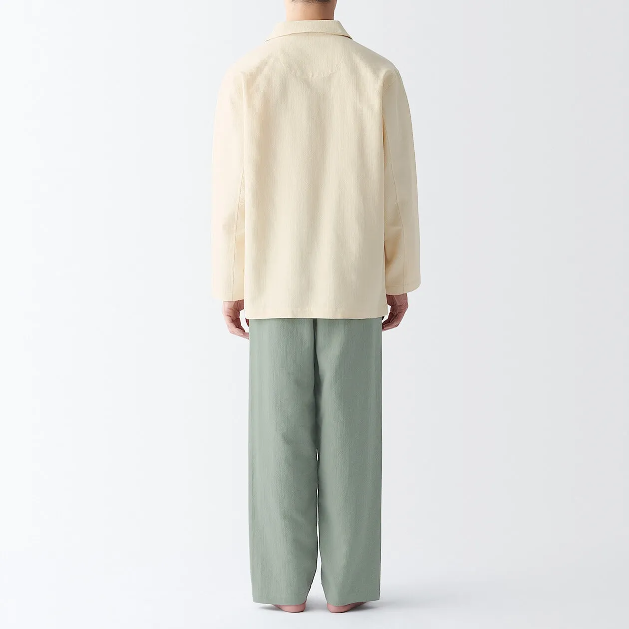 Optimized Title: Soft Kapok Blend Polo Pyjama Set