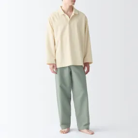 Optimized Title: Soft Kapok Blend Polo Pyjama Set