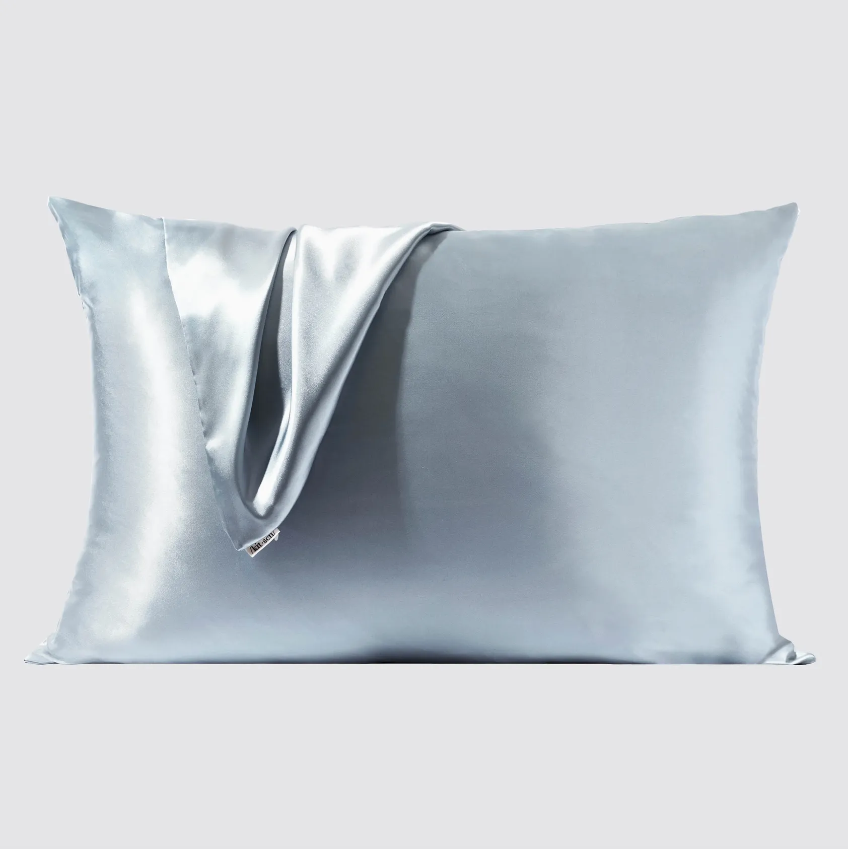 Kitsch Satin Pillowcase Haze Blue