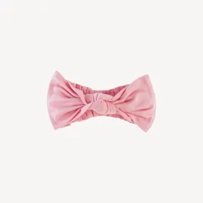 large bow elastic headband | hedge rose | lenzing modal