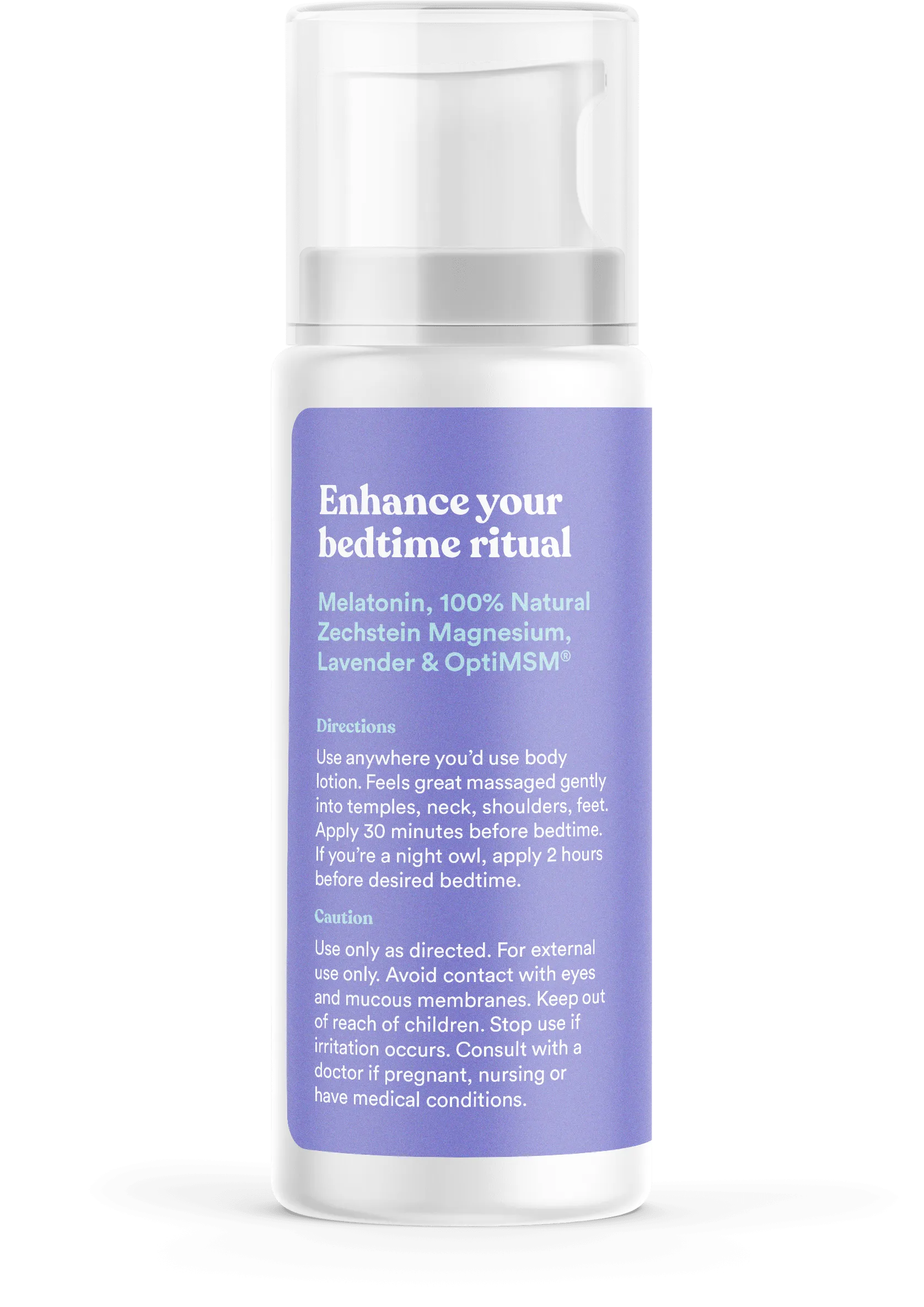 Lavender Melatonin Lotion with Magnesium