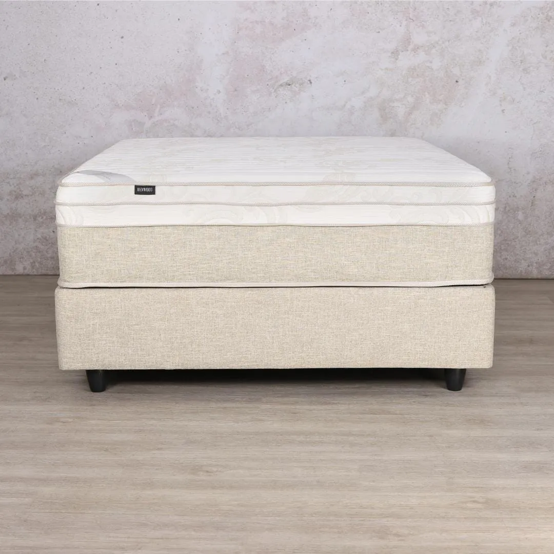 Leather Gallery Miami Euro Top - Three Quarter - Mattress Only