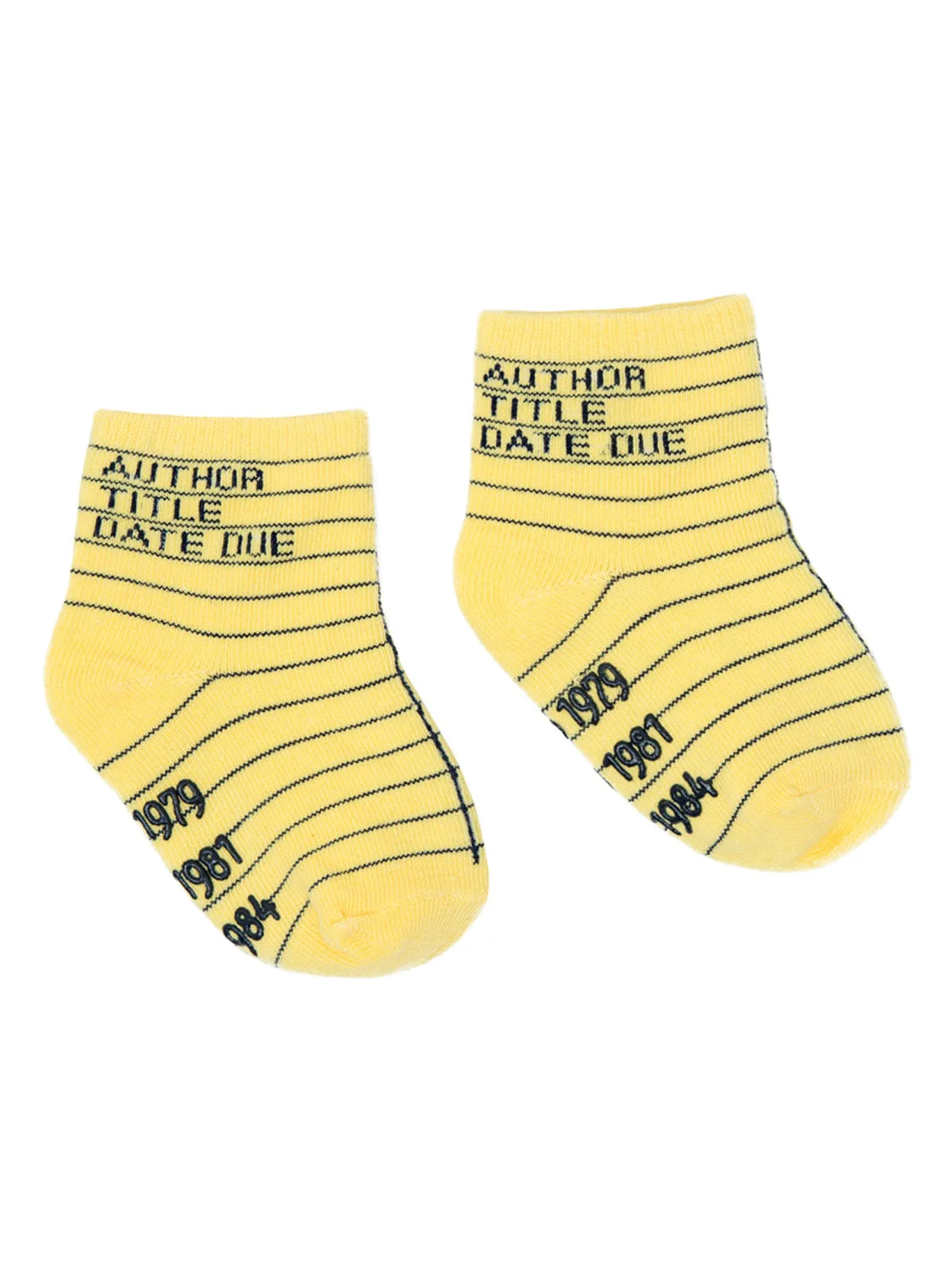 Library Card Children's Socks (4-pack)