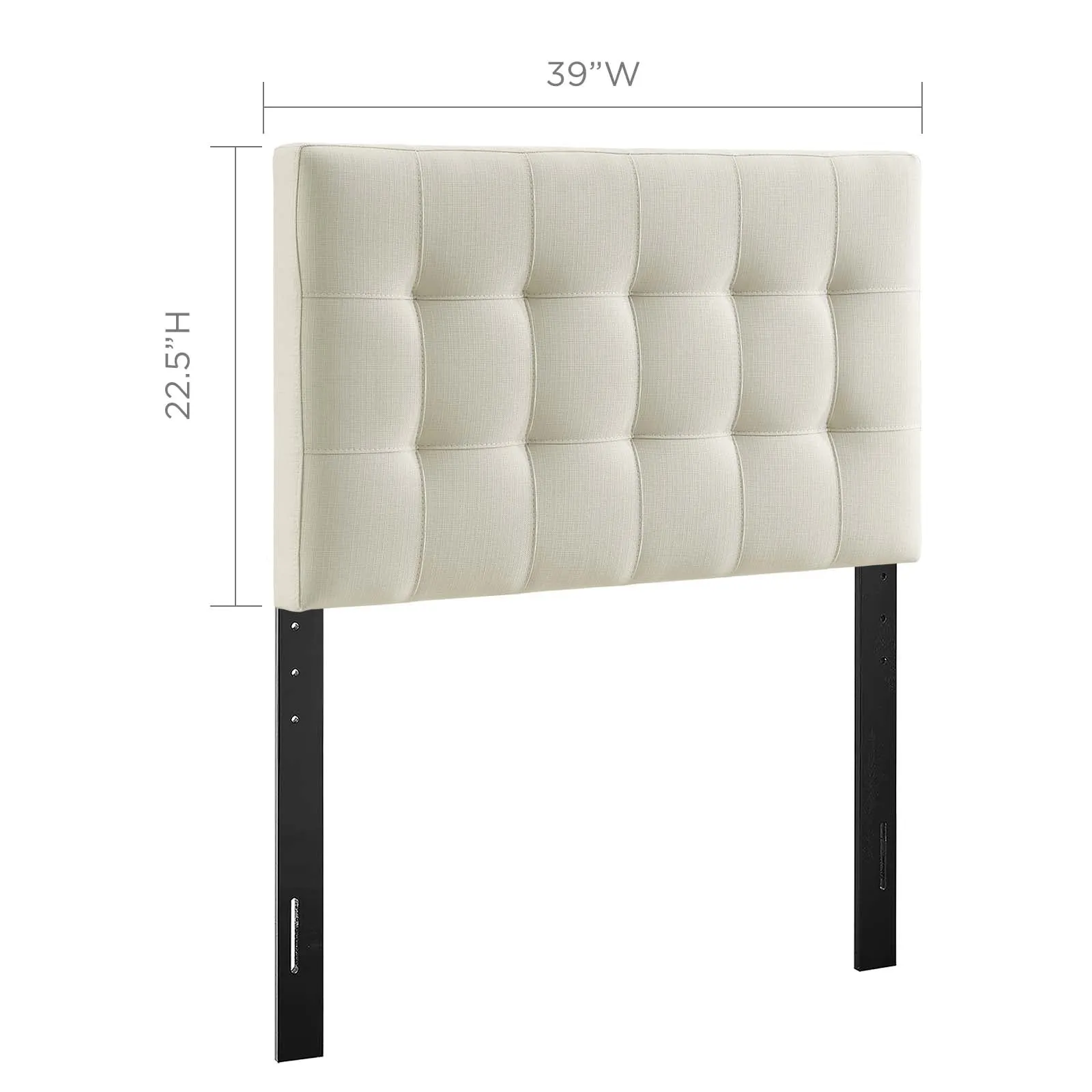 Lily Upholstered Fabric Headboard