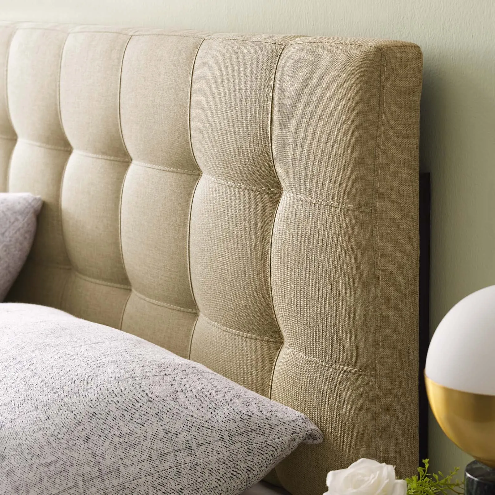 Lily Upholstered Fabric Headboard