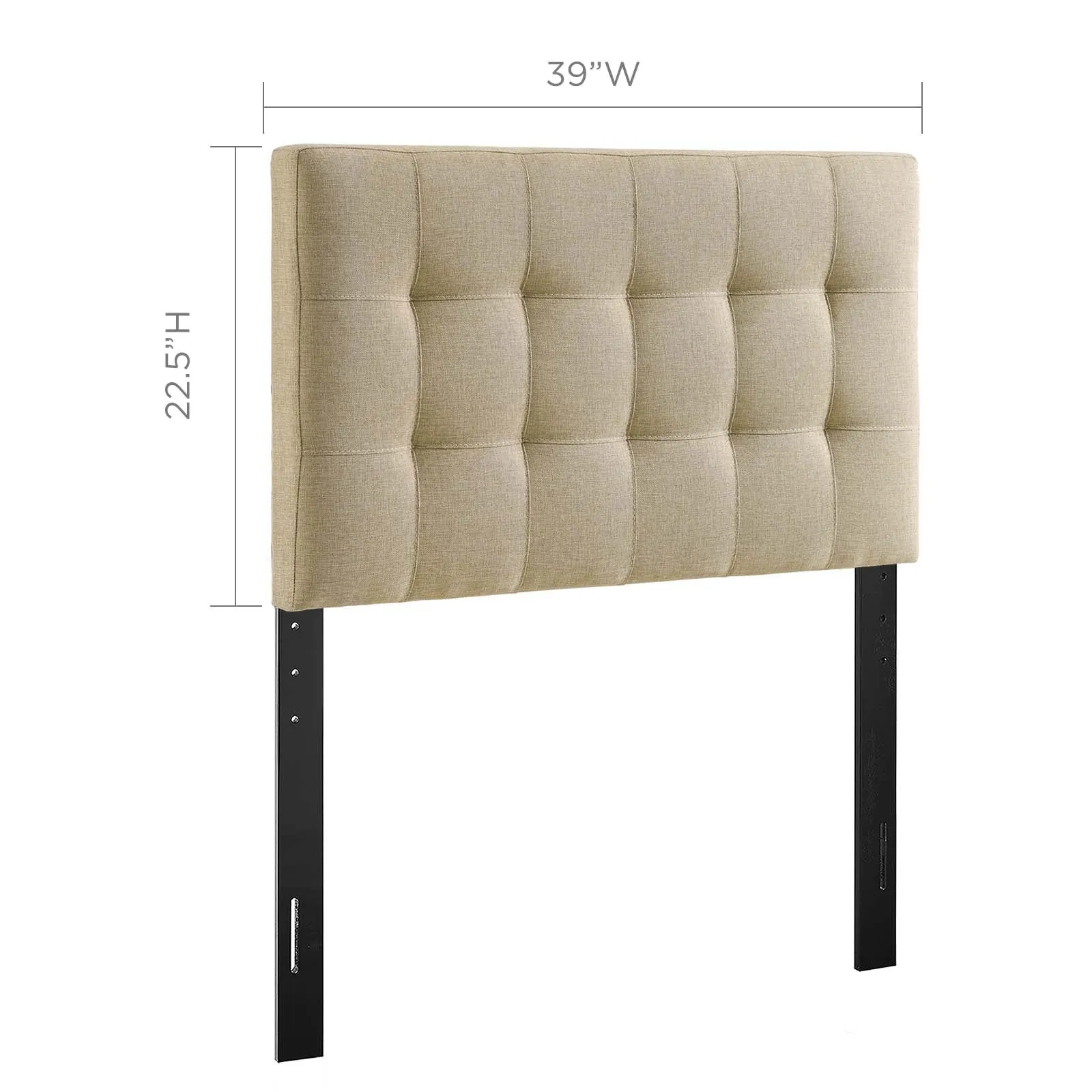 Lily Upholstered Fabric Headboard