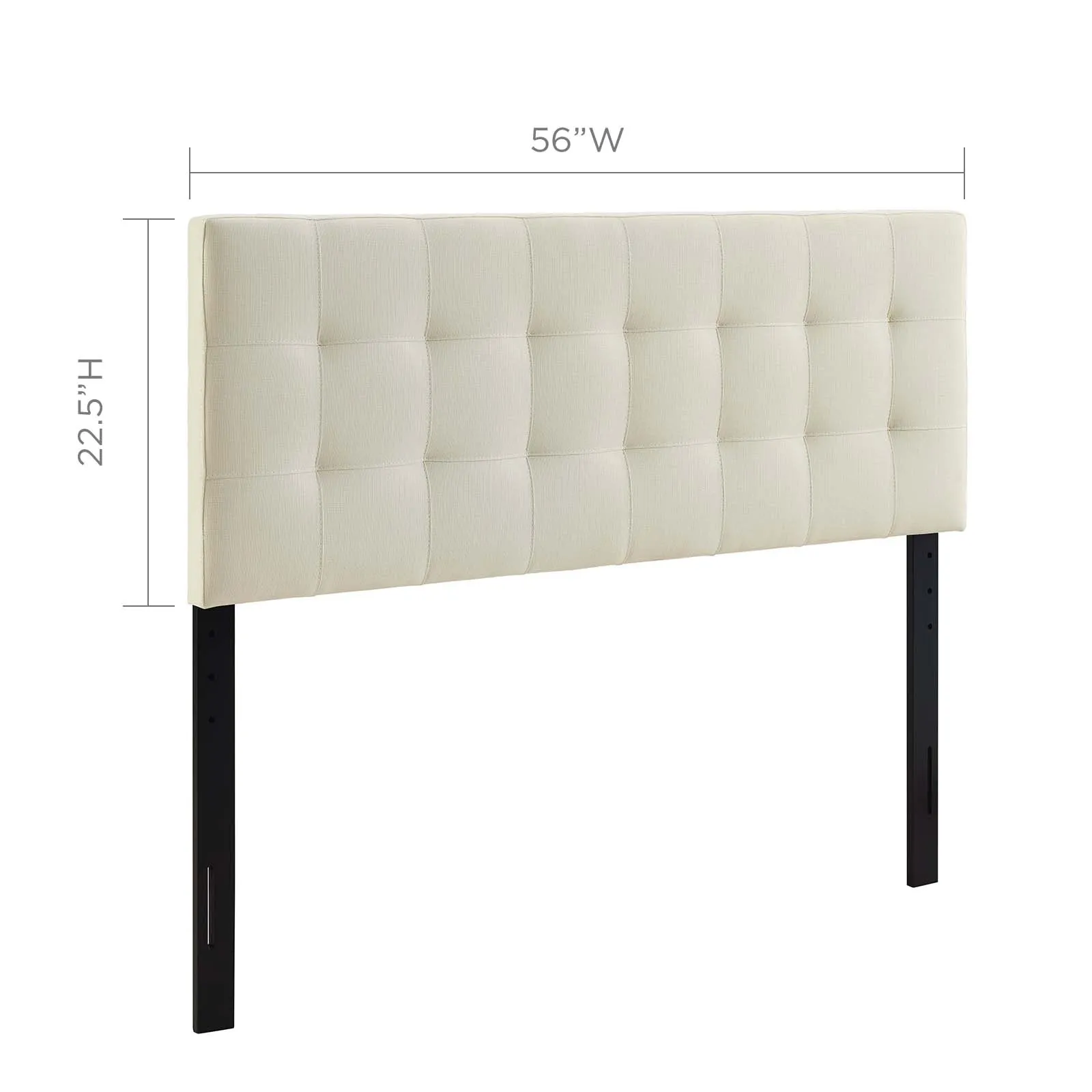 Lily Upholstered Fabric Headboard