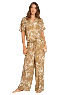 Maaji Fog Jungle Limona Short Sleeve Pant Set