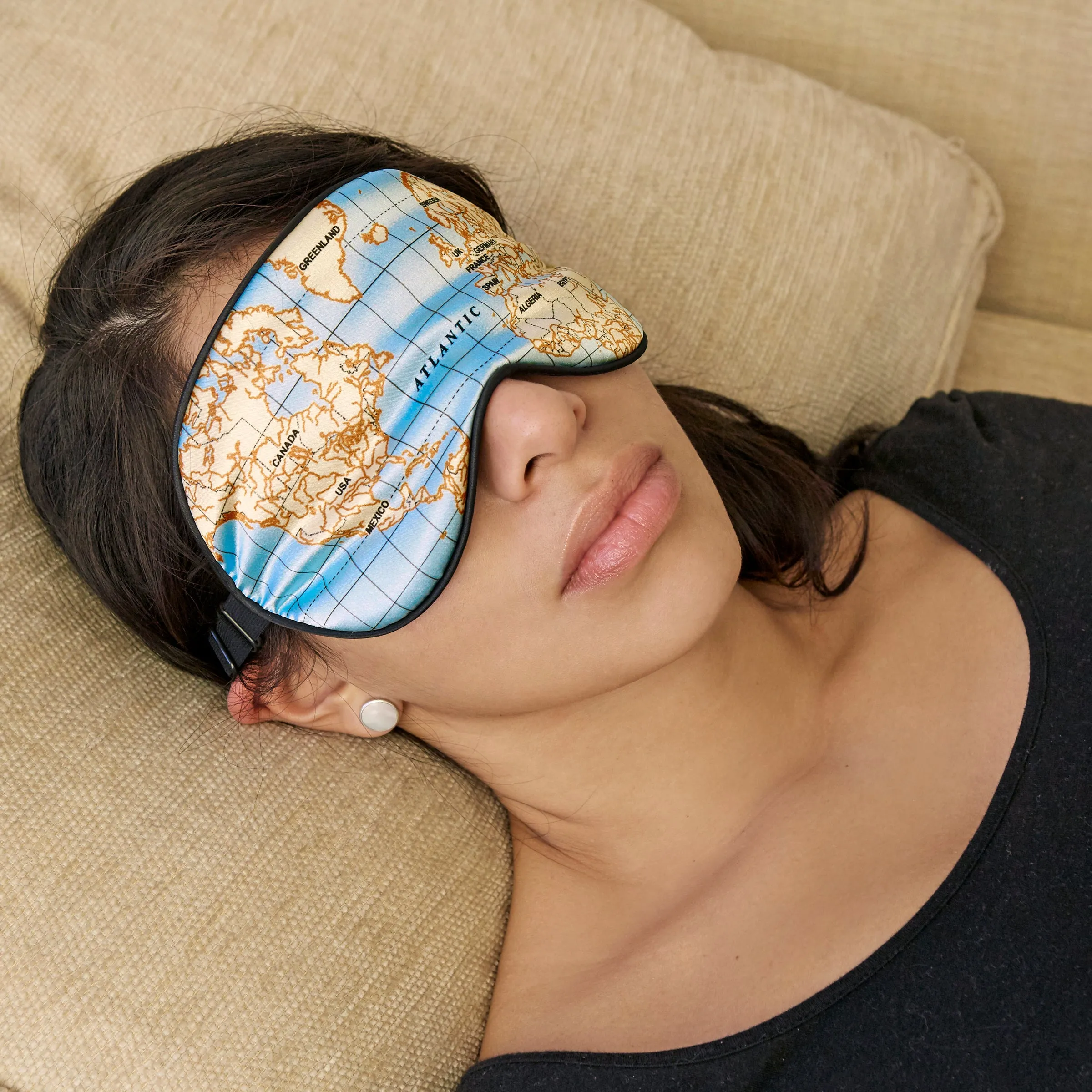 Maps Ultra Soft Sleep Mask