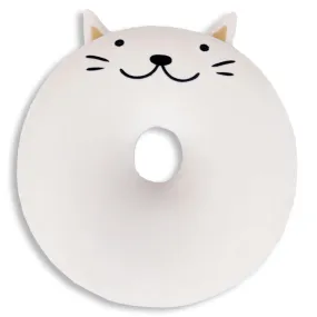 Memory Foam Donut Cat Themed Pillow | Crunches The Cat