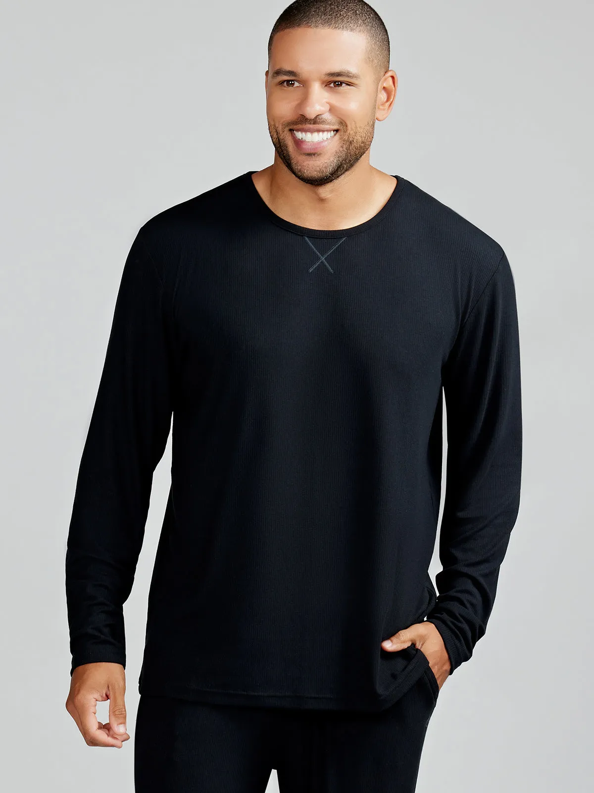 Microluxe Rib Sleep Long Sleeve