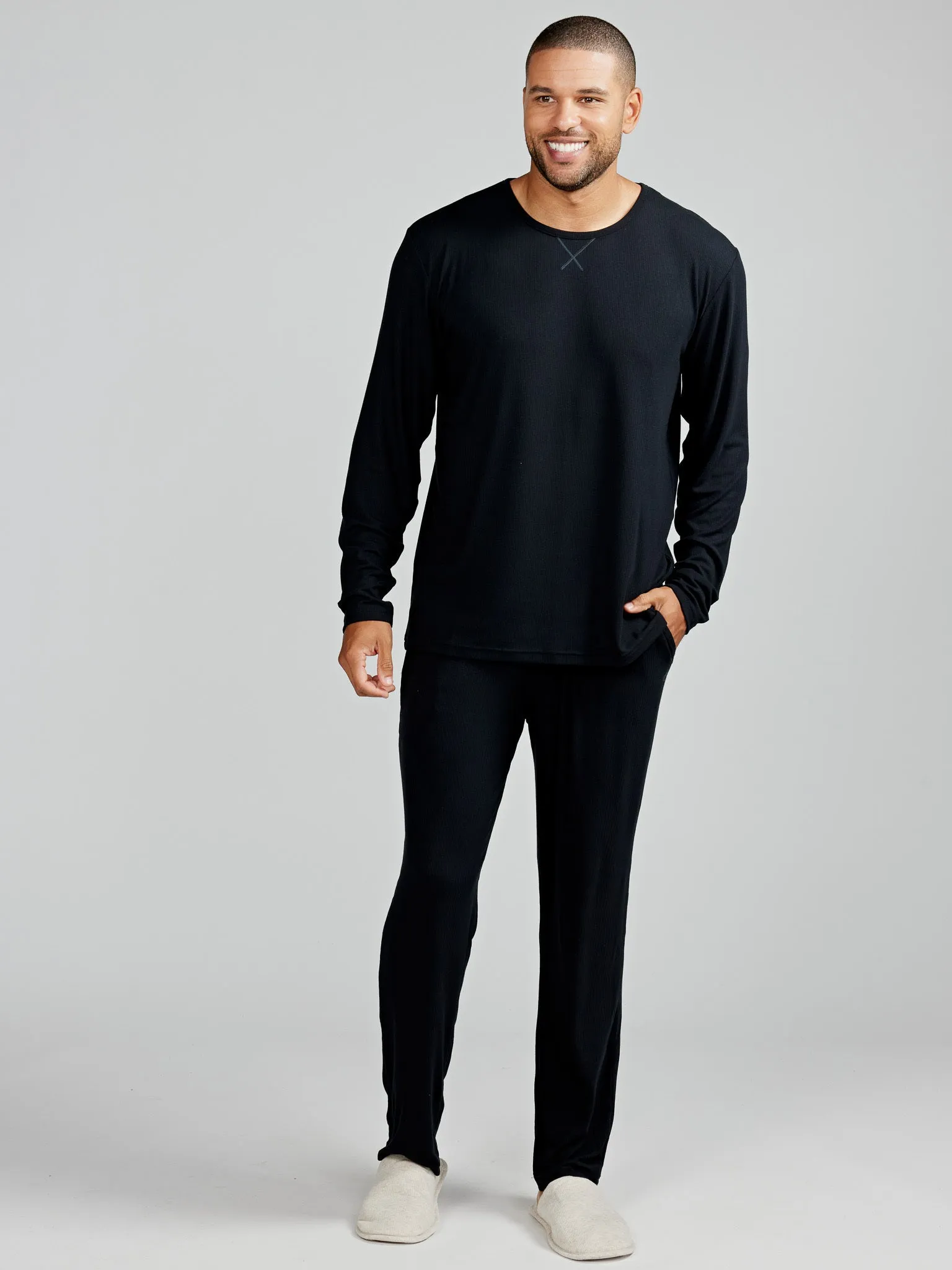 Microluxe Rib Sleep Long Sleeve