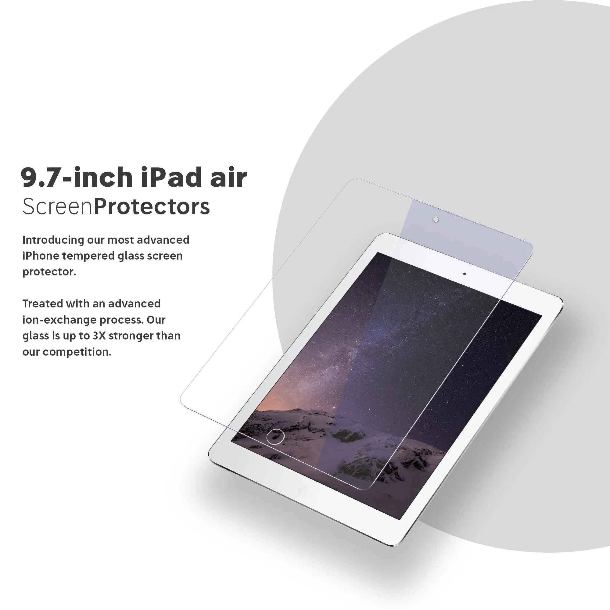 NanoArmour 9.7-inch iPad air 2 / 1 Anti-Blue Light Screen Protector