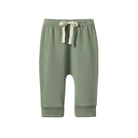 Nature Baby Cotton Drawstring Pants - Nettle