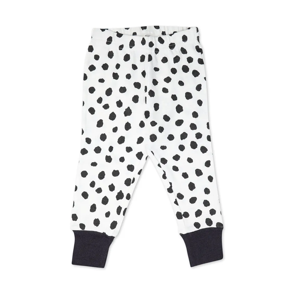 Organic Cotton 4-Piece Pajama Set in Furry Friends Print