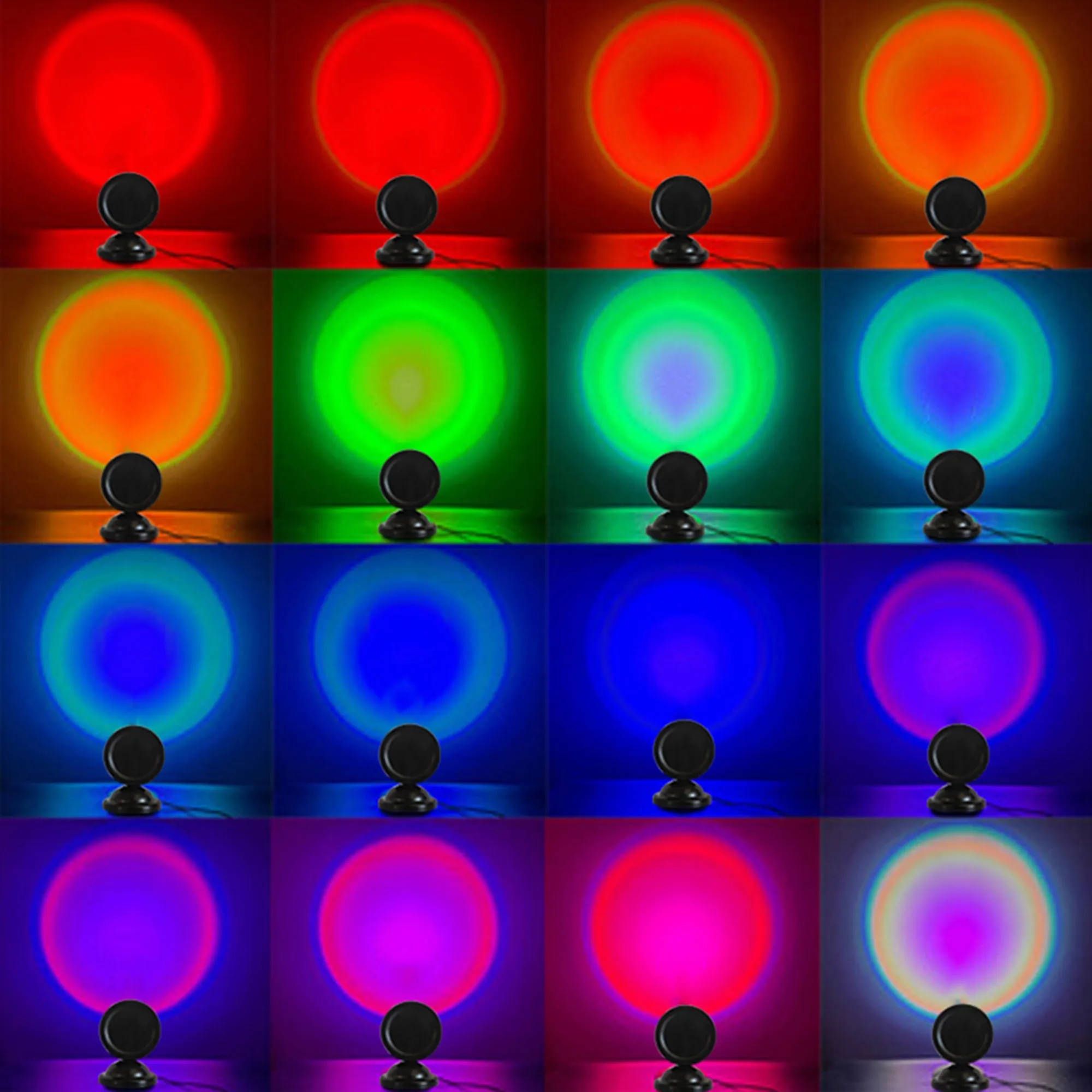 Romantic Sunset Lamp & LED Multi-Colour Light Projector