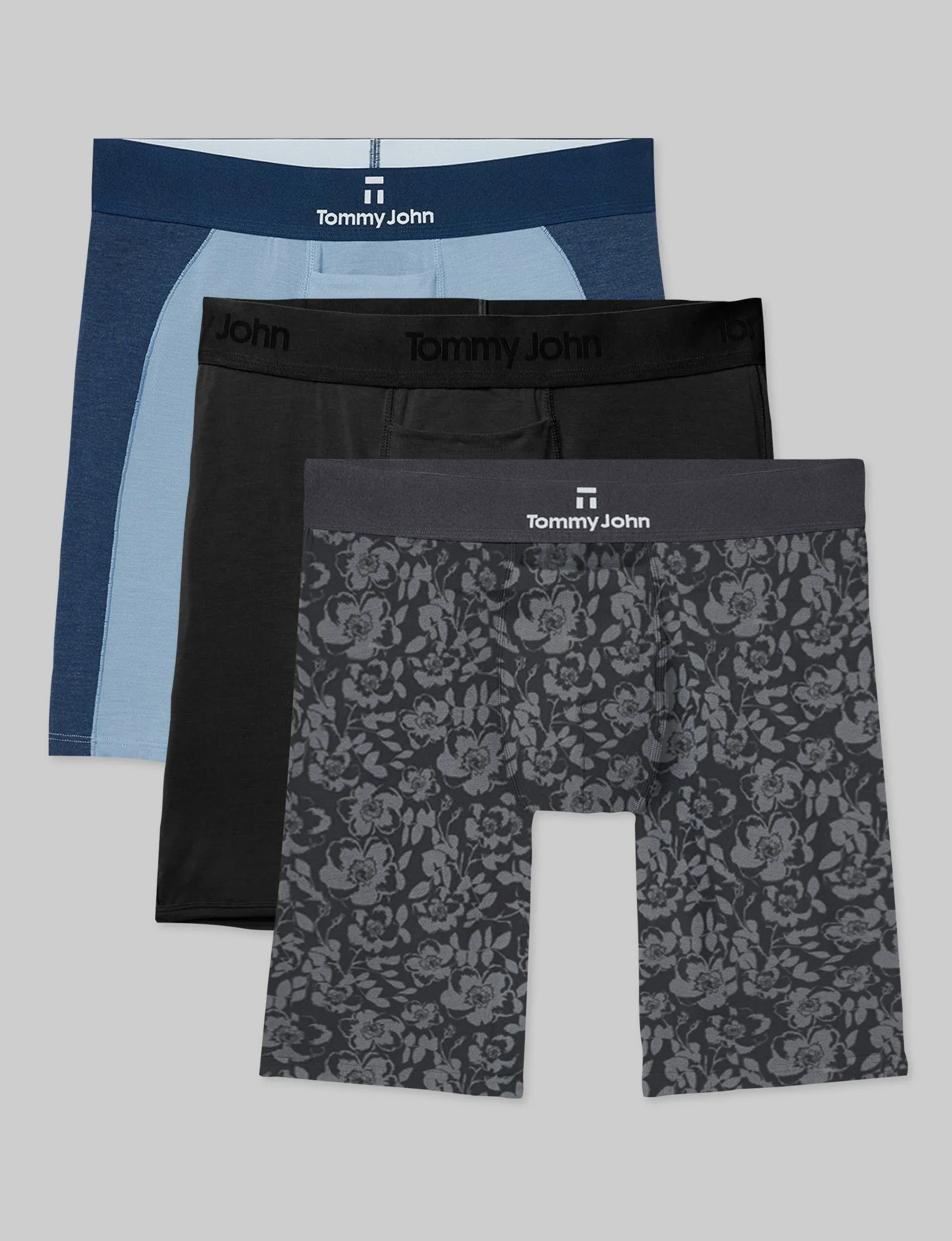 Second Skin Boxer Brief 8" (3-Pack)