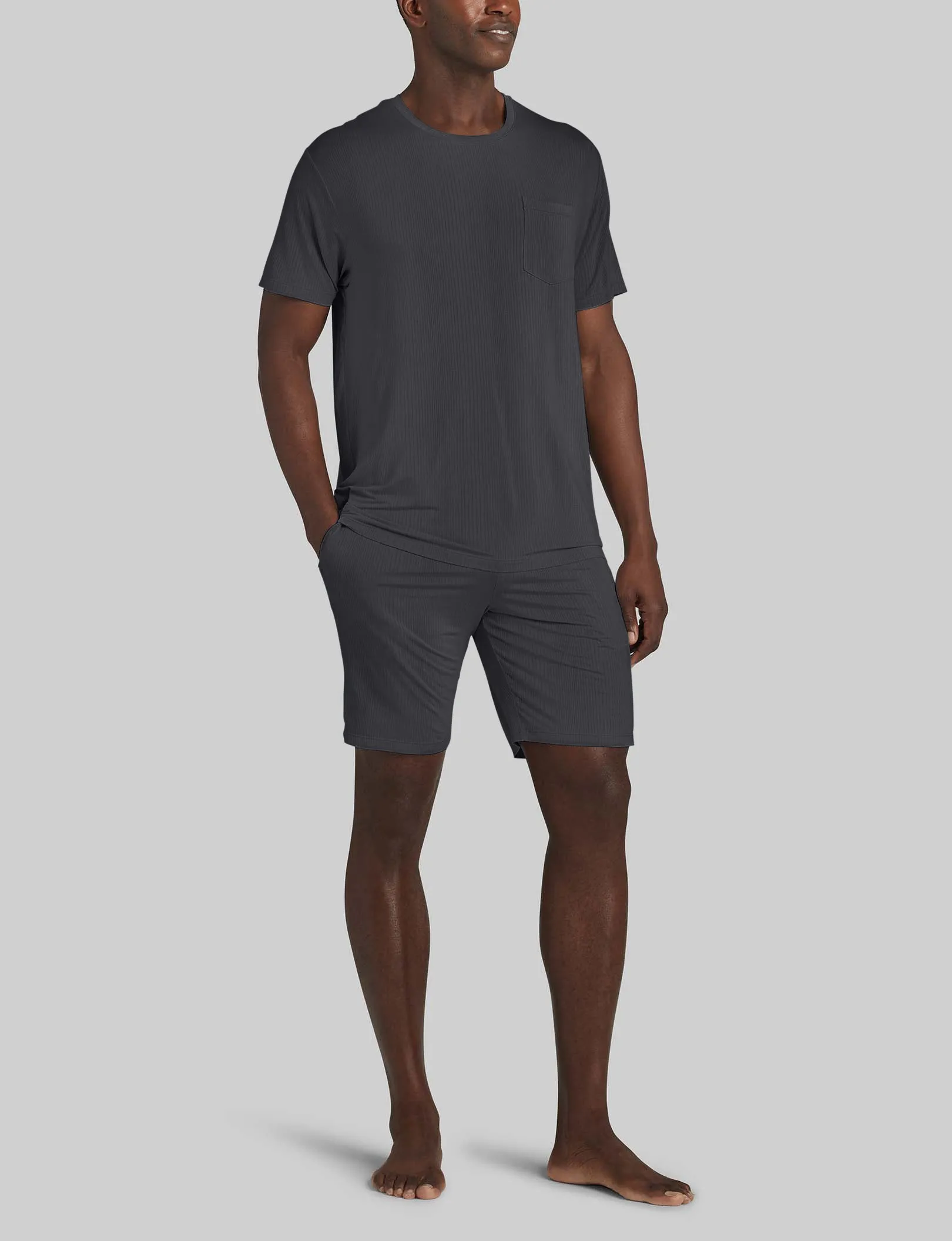 Second Skin Luxe Rib Pajama Short