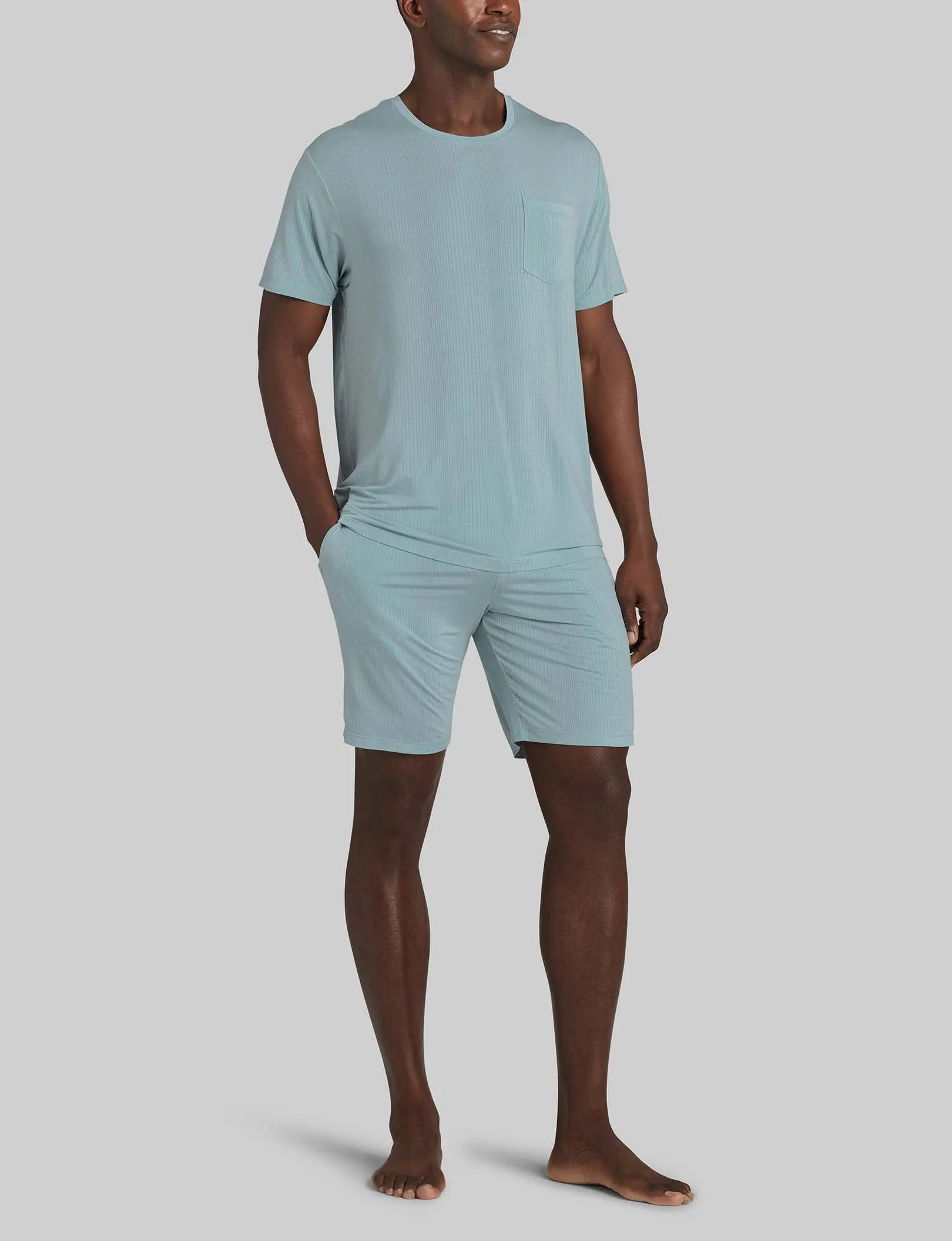 Second Skin Luxe Rib Pajama Short