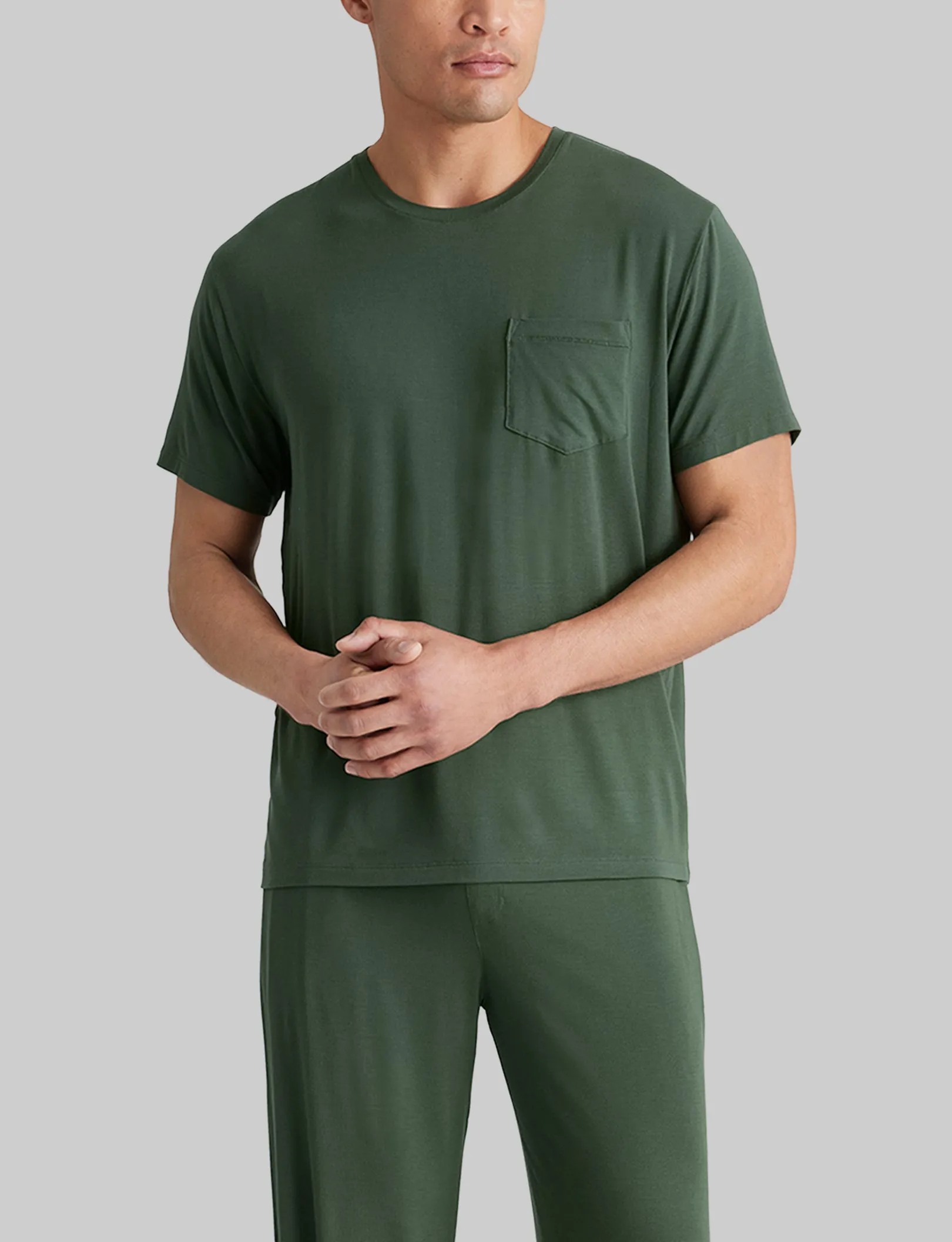 Second Skin Pajama Pocket Tee & Pant Set