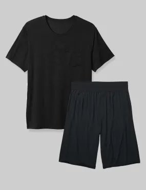 Second Skin Pajama Pocket Tee & Short Set