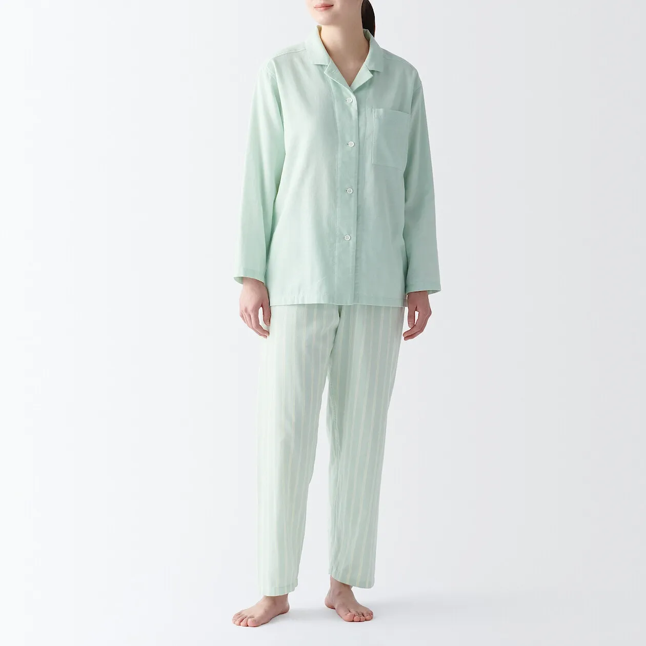 Side Seamless Double Gauze Pyjamas