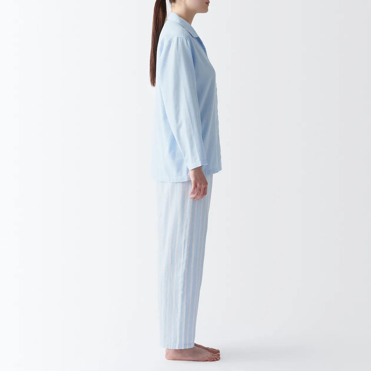 Side Seamless Double Gauze Pyjamas