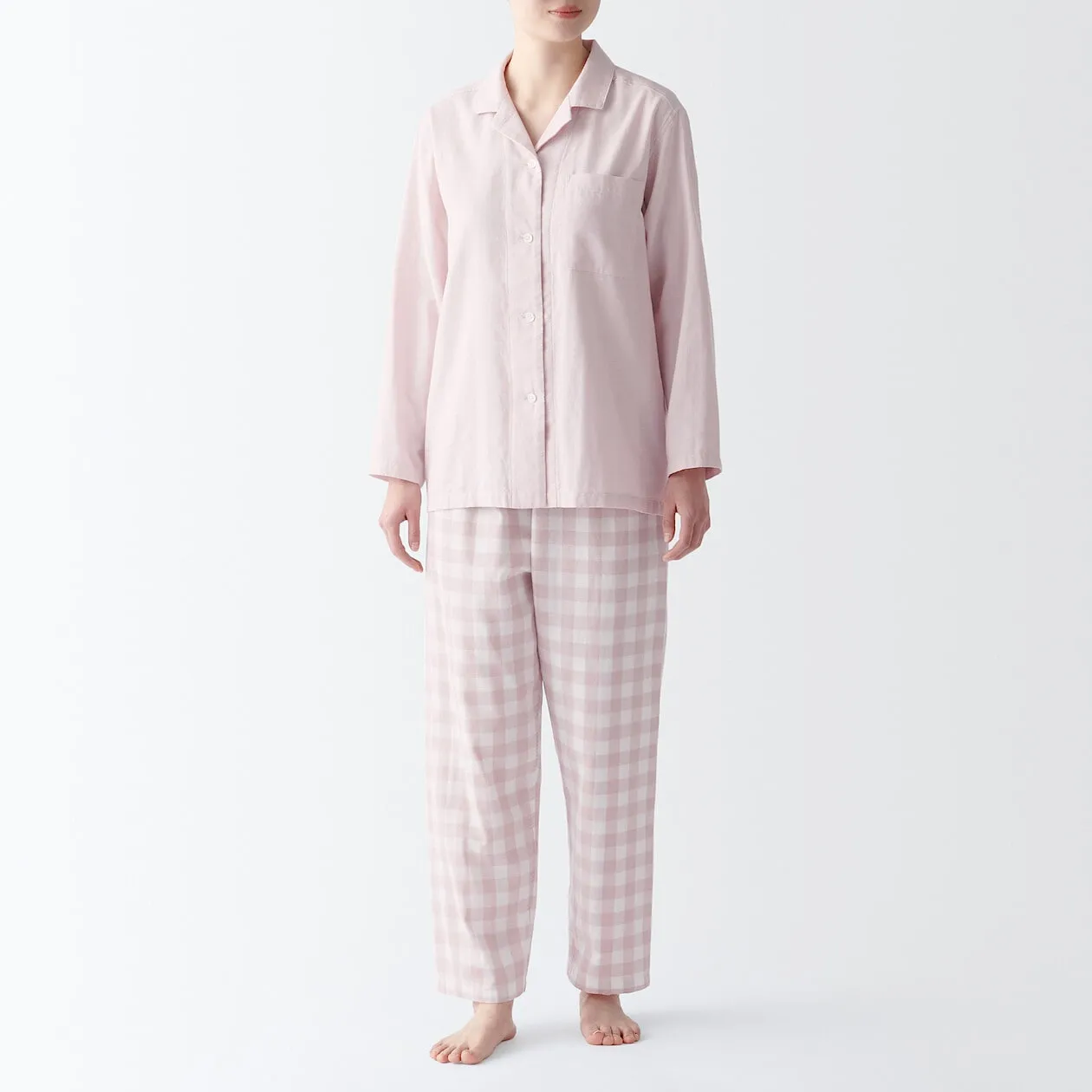 Side Seamless Double Gauze Pyjamas