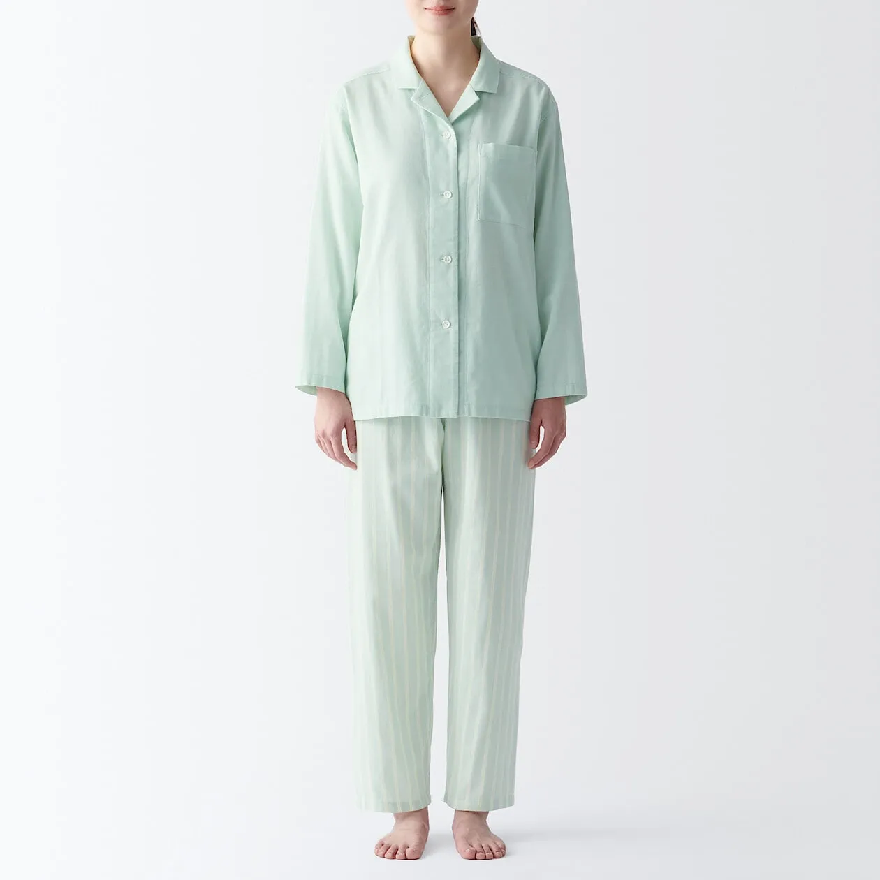 Side Seamless Double Gauze Pyjamas