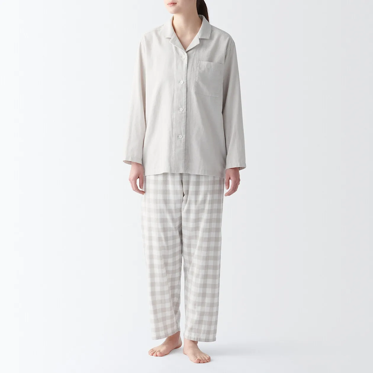 Side Seamless Double Gauze Pyjamas