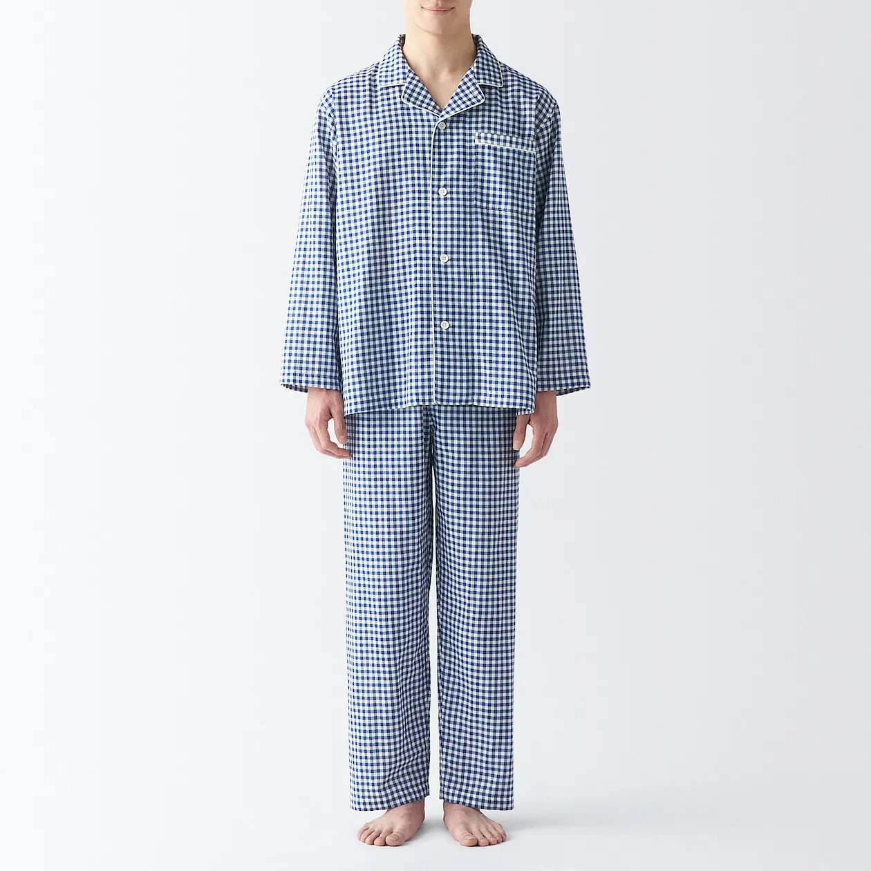 Side Seamless Double Gauze Pyjamas