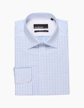 Sinatra Blue Gingham Shirt