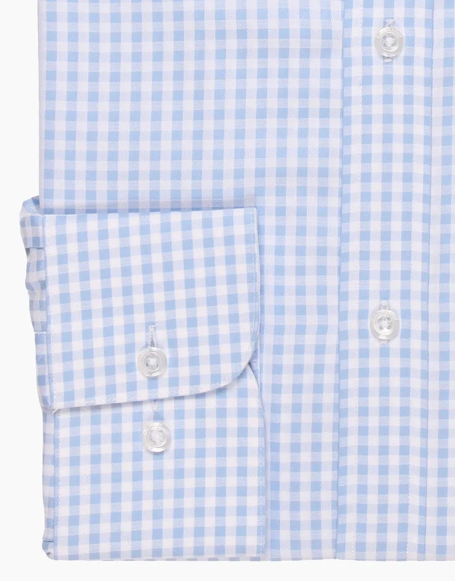 Sinatra Blue Gingham Shirt