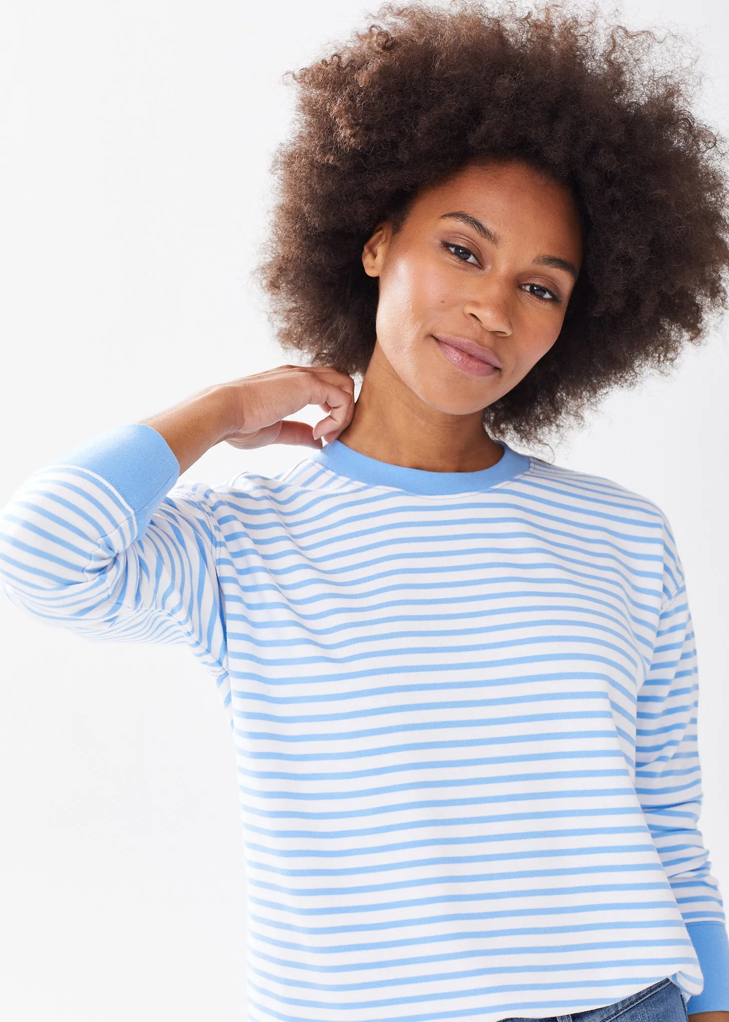 The Crewneck Sweatshirt - Striped