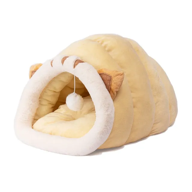 Various Styles Deep Sleep Cat Bed Cat Nest With Cushion